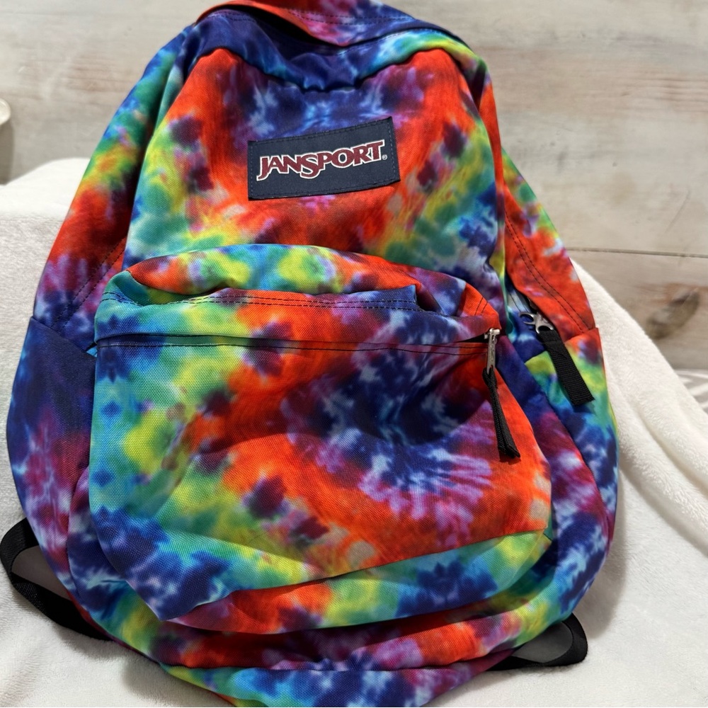 Jansport Multicolor Tie-Dye Backpack NWOT